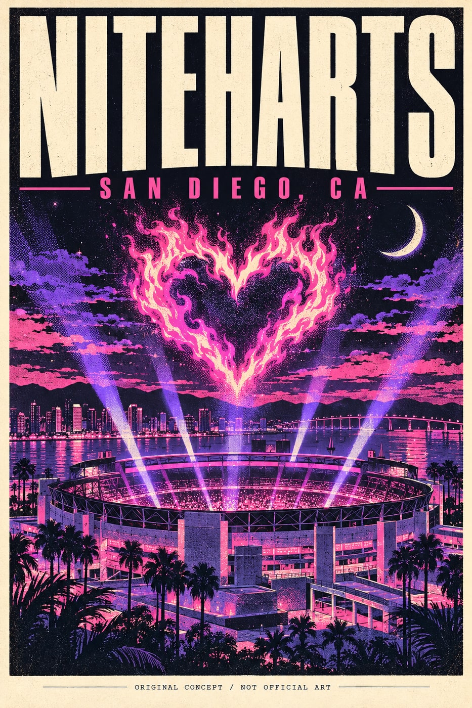 Niteharts, original concept poster (not official art)